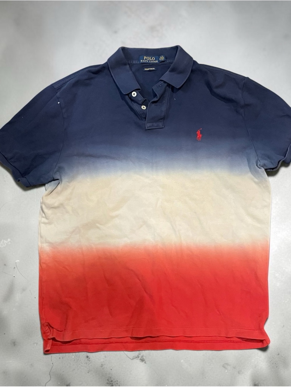 Polo Ralph Lauren Ombré Dip-Dye Polo